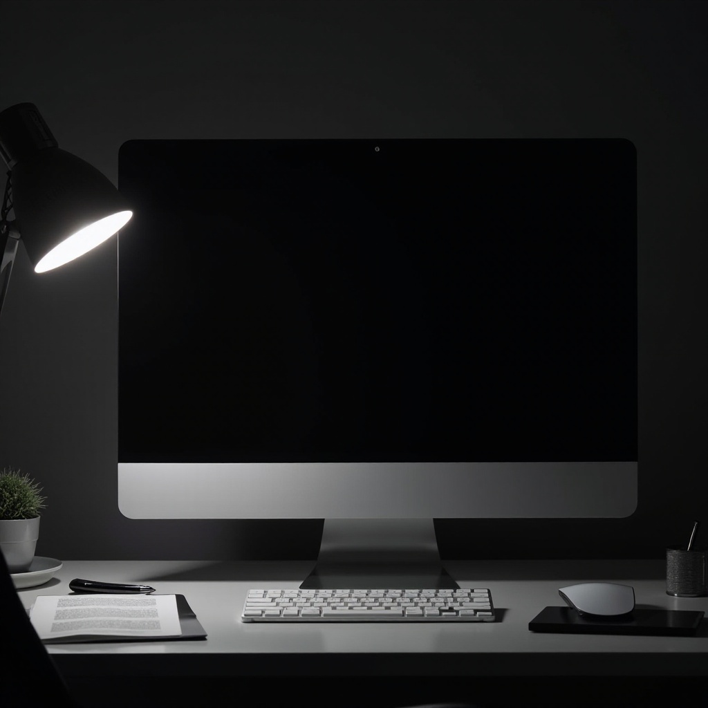 черный экран компьютера после входа в систему