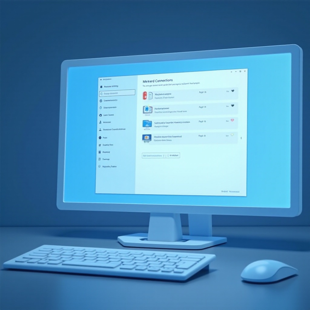 ölçülü bağlantı windows 11