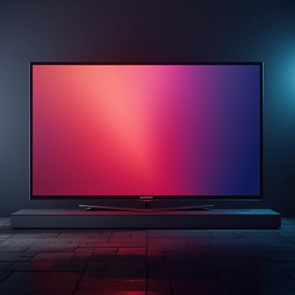 устранение выгорания на экране OLED телевизора