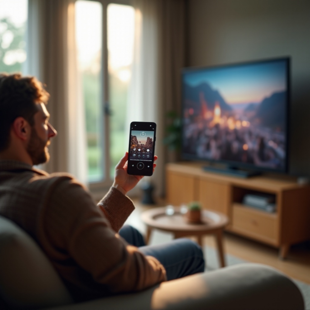 jak przesyłać obraz z telefonu z Androidem na telewizor bez Wi-Fi