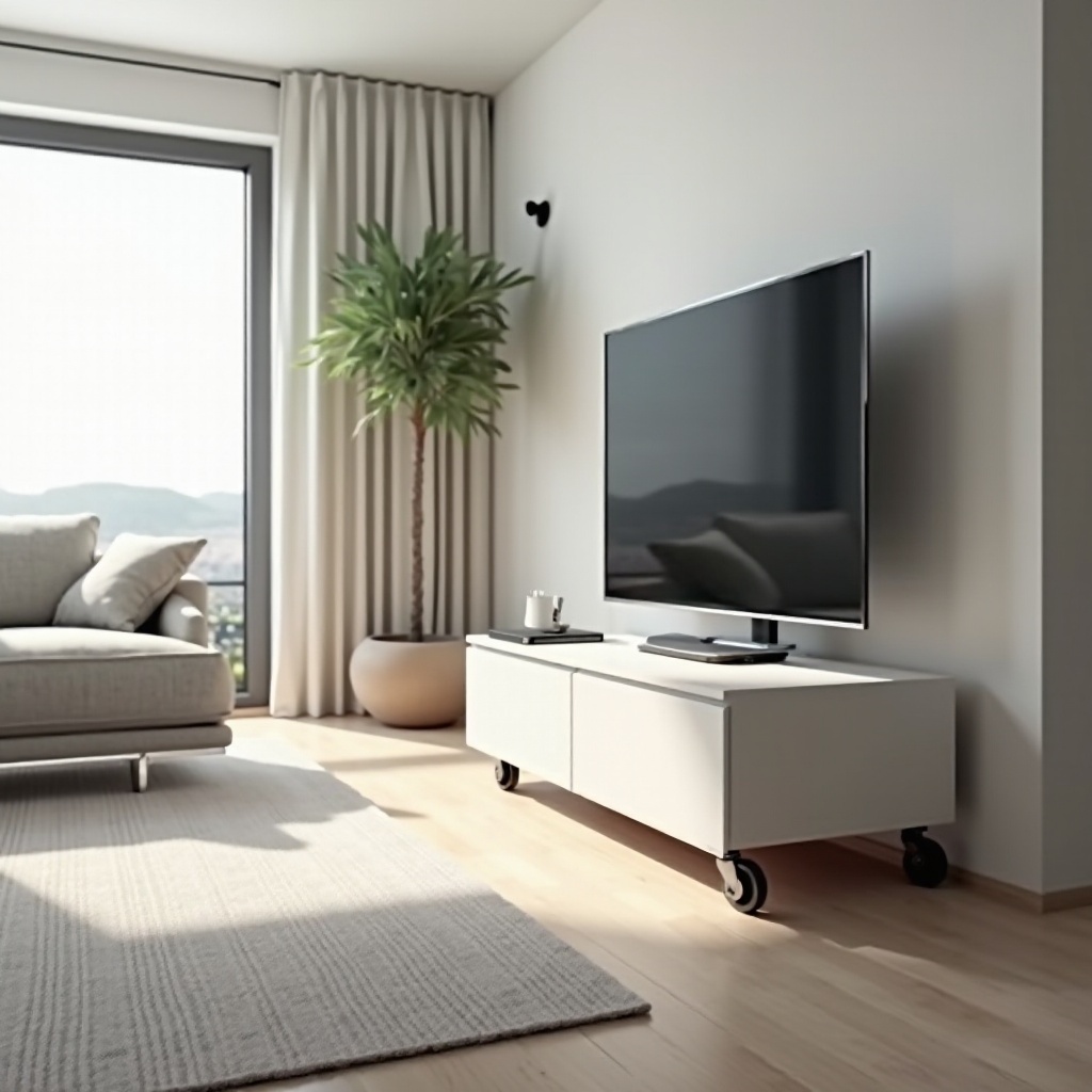 телевизор на колесах