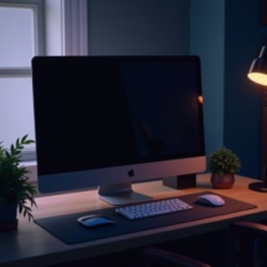 czarny ekran komputera po zalogowaniu