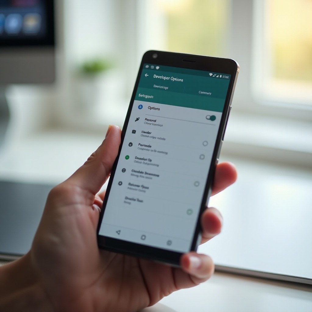 Удалить режим разработчика на Android
