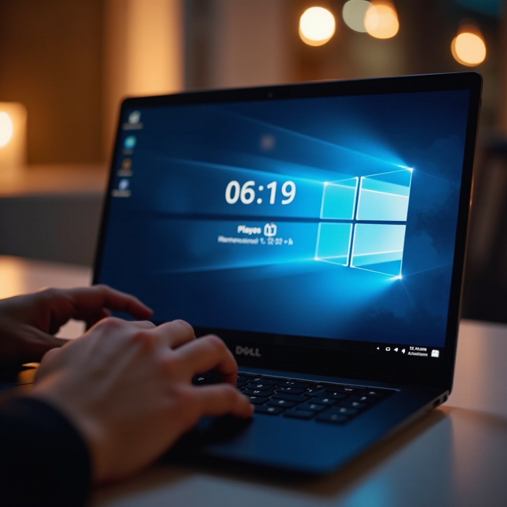 dell dizüstü bilgisayarımda saati nasıl değiştiririm