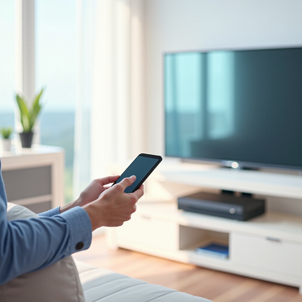 jak udostępnić telefon na telewizorze