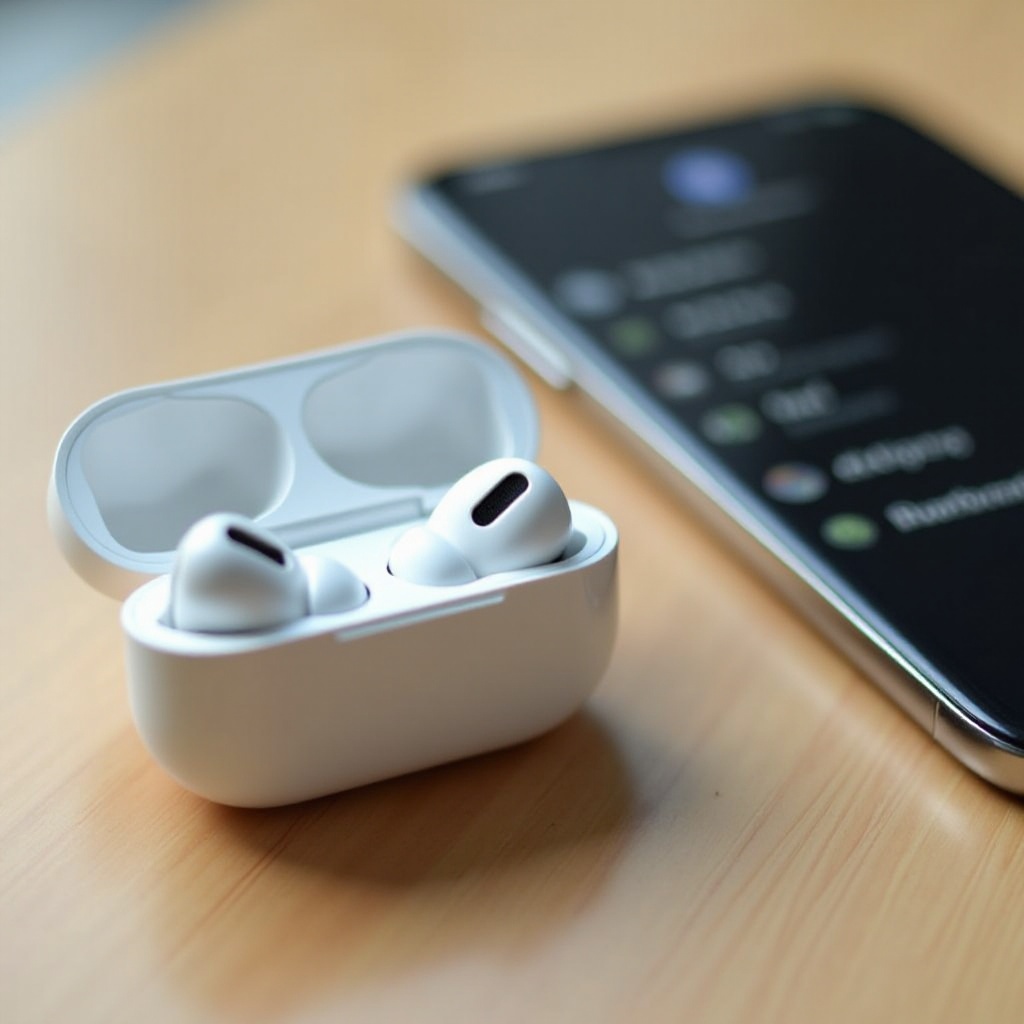 سماعات AirPods تواصل الاتصال بالهاتف أثناء وجودها في العلبة