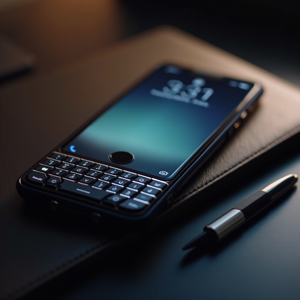 телефон с сенсорным экраном и клавиатурой