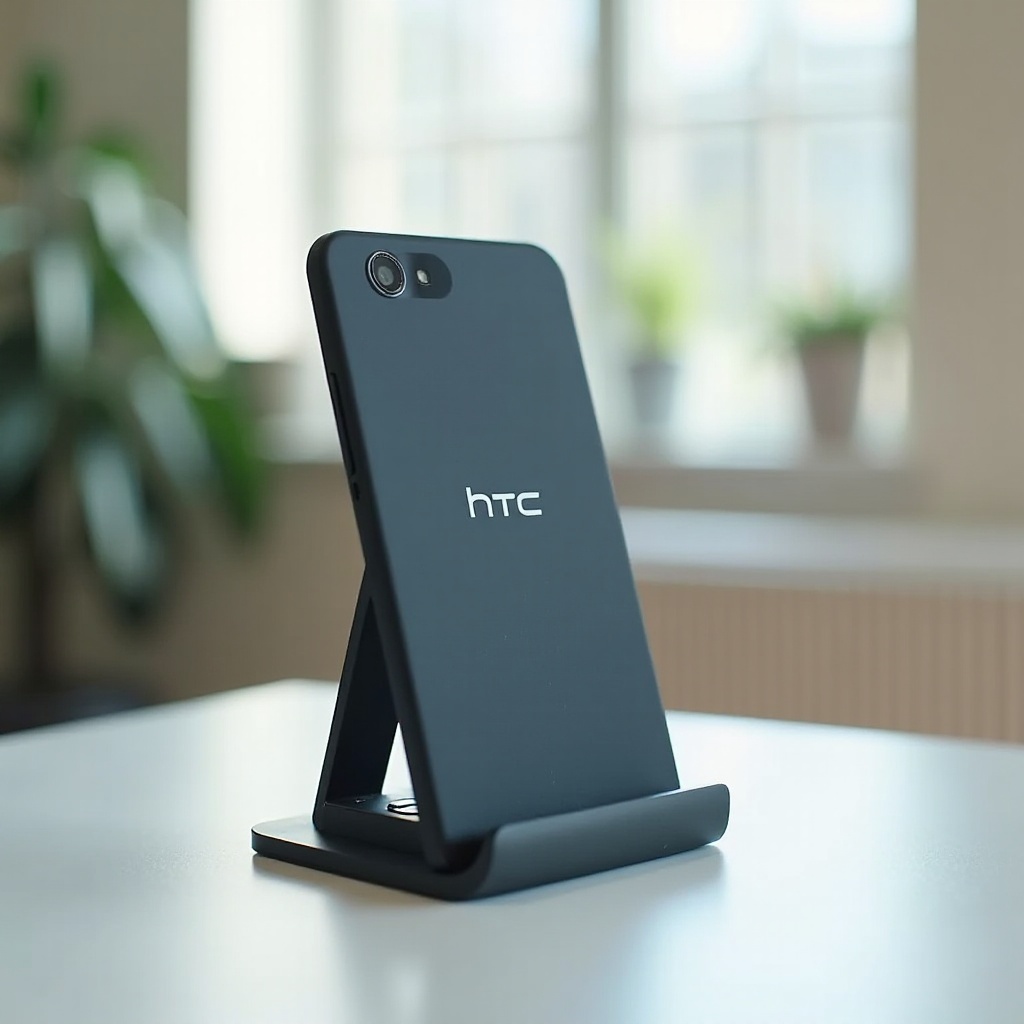 telefon htc z podstawką