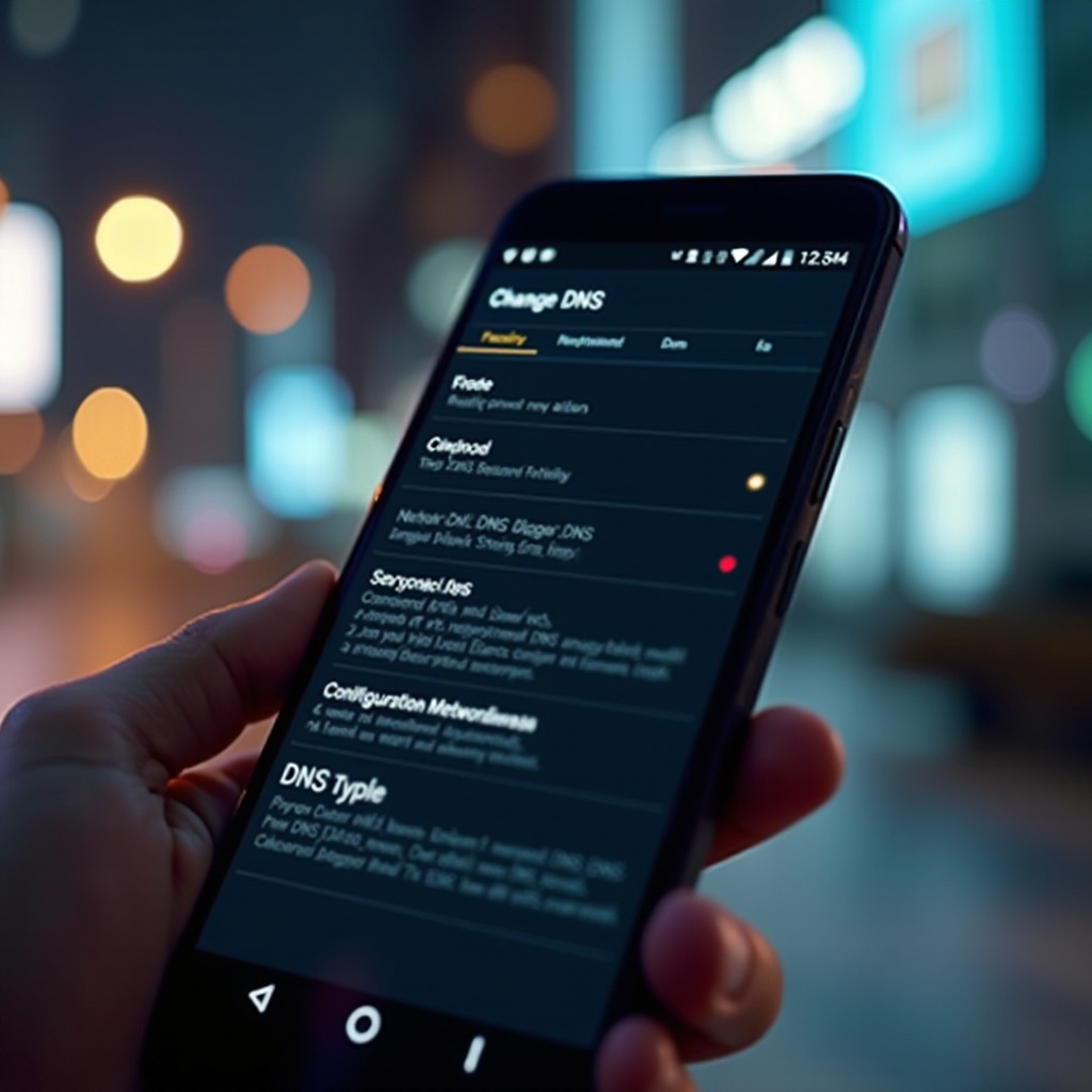 كيفية تغيير DNS على أندرويد