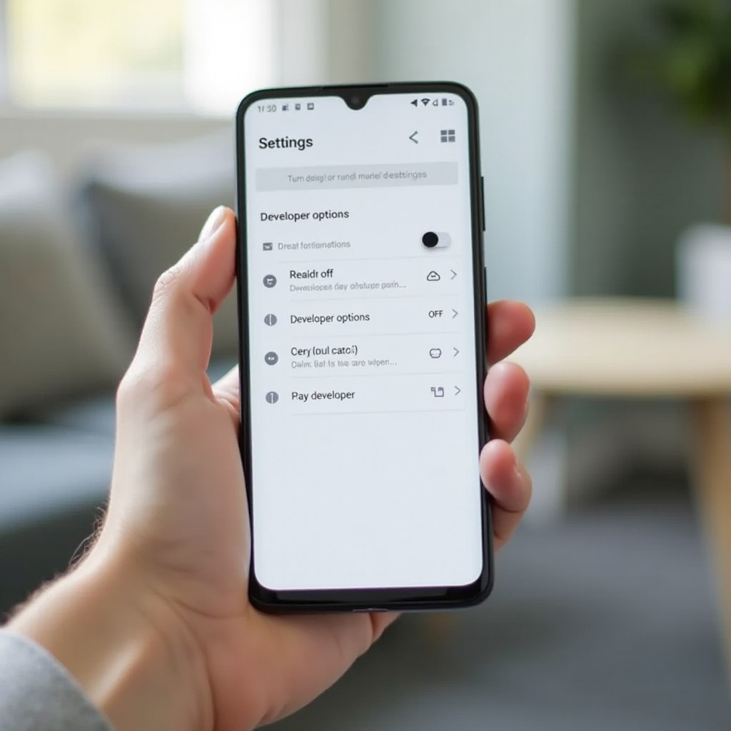 Android'de geliştirici modunu kaldır